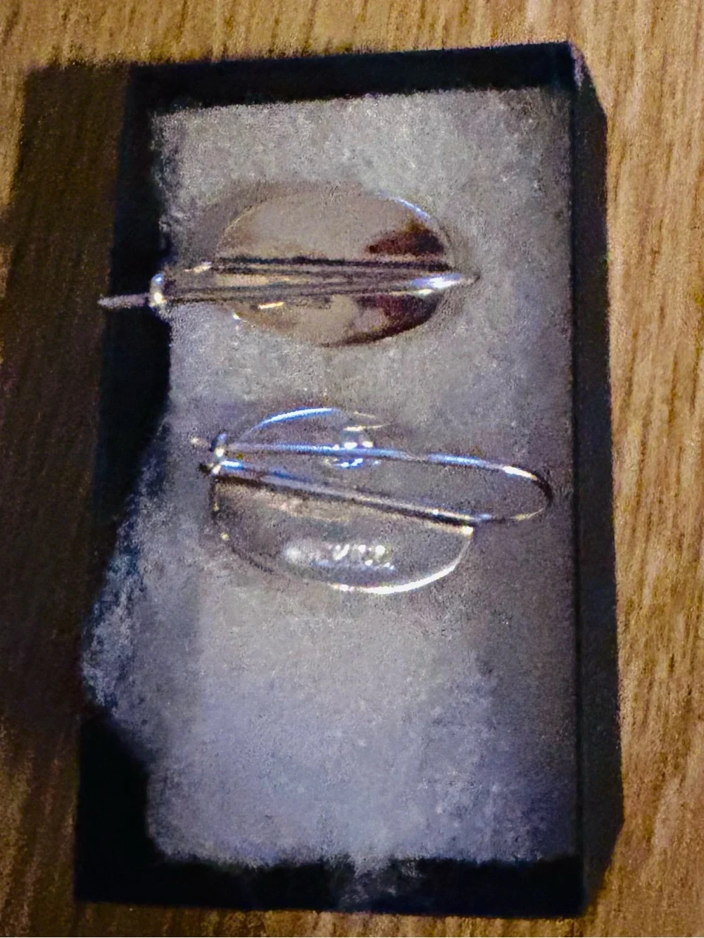 Onyx Oval and Sterling Silver Drop Earrings